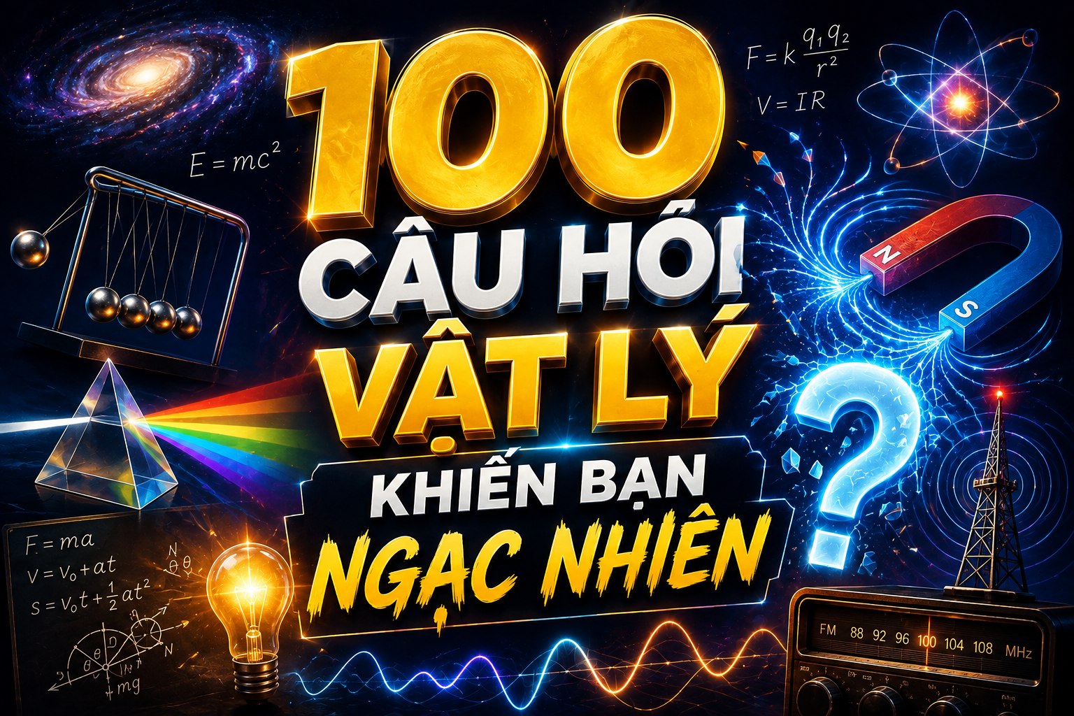 100 Câu Hỏi Vật Lý Khiến Bạn Ngạc Nhiên