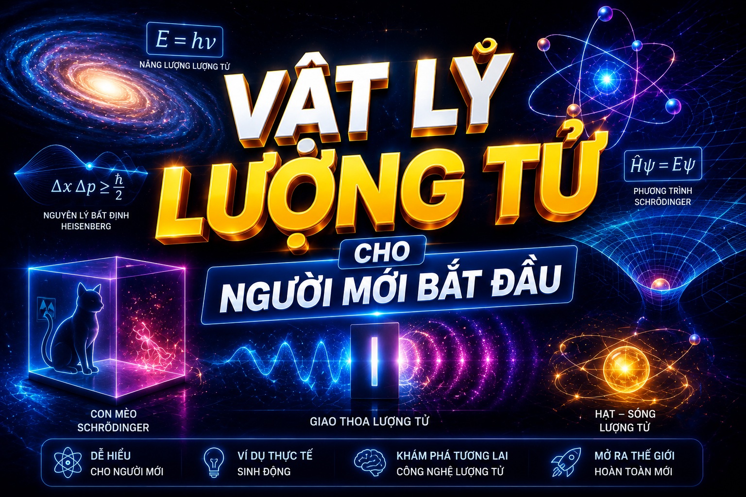 Vật Lý Lượng Tử Cho Người Mới Bắt Đầu: Từ Photon Đến Máy Tính Lượng Tử